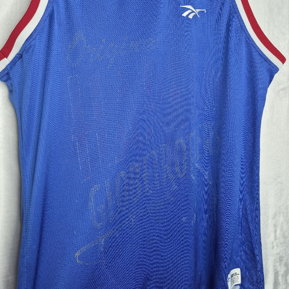 Vintage Reebok Harlem Globetrotters Billy Ray‎ Supertrotter Hobley Jersey Size L